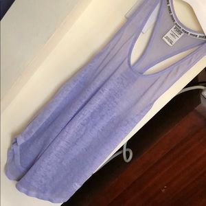 Pink racer back tank top